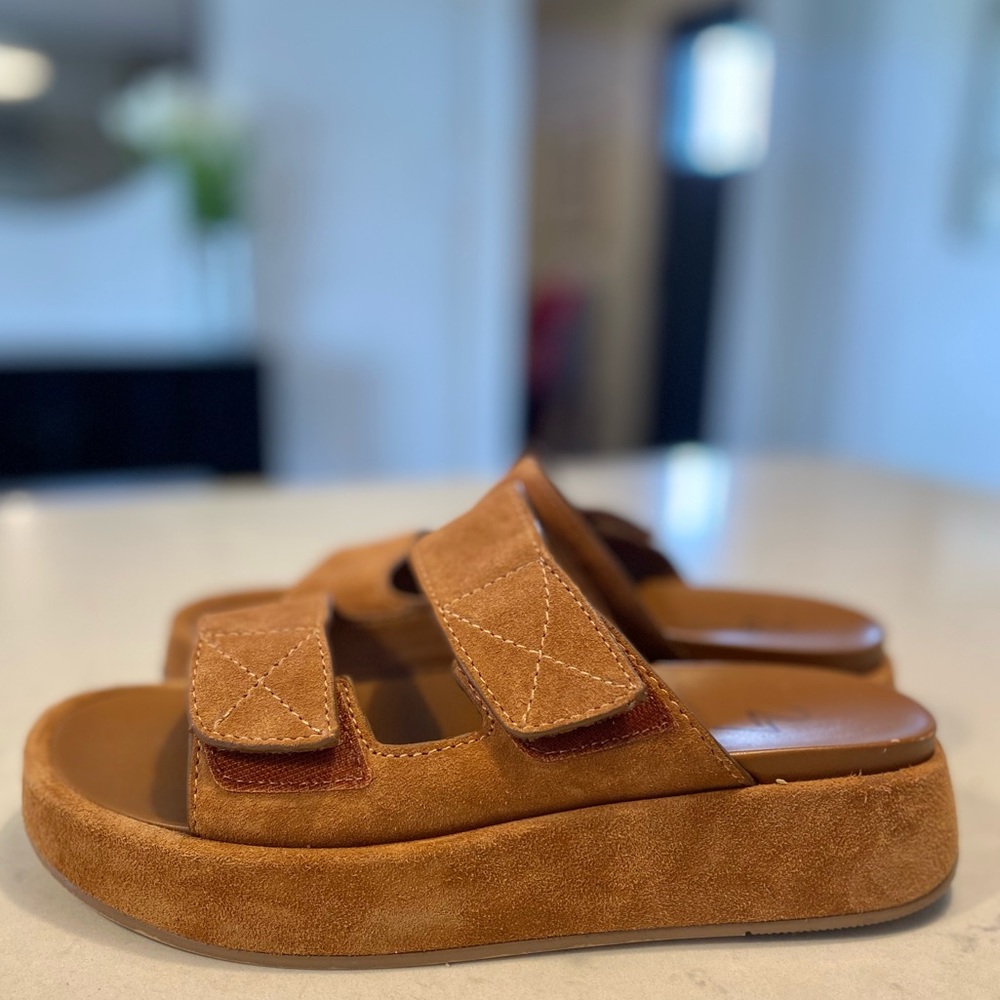 26 Edit (Nordstrom) Platform Suede Sandals size 8.5